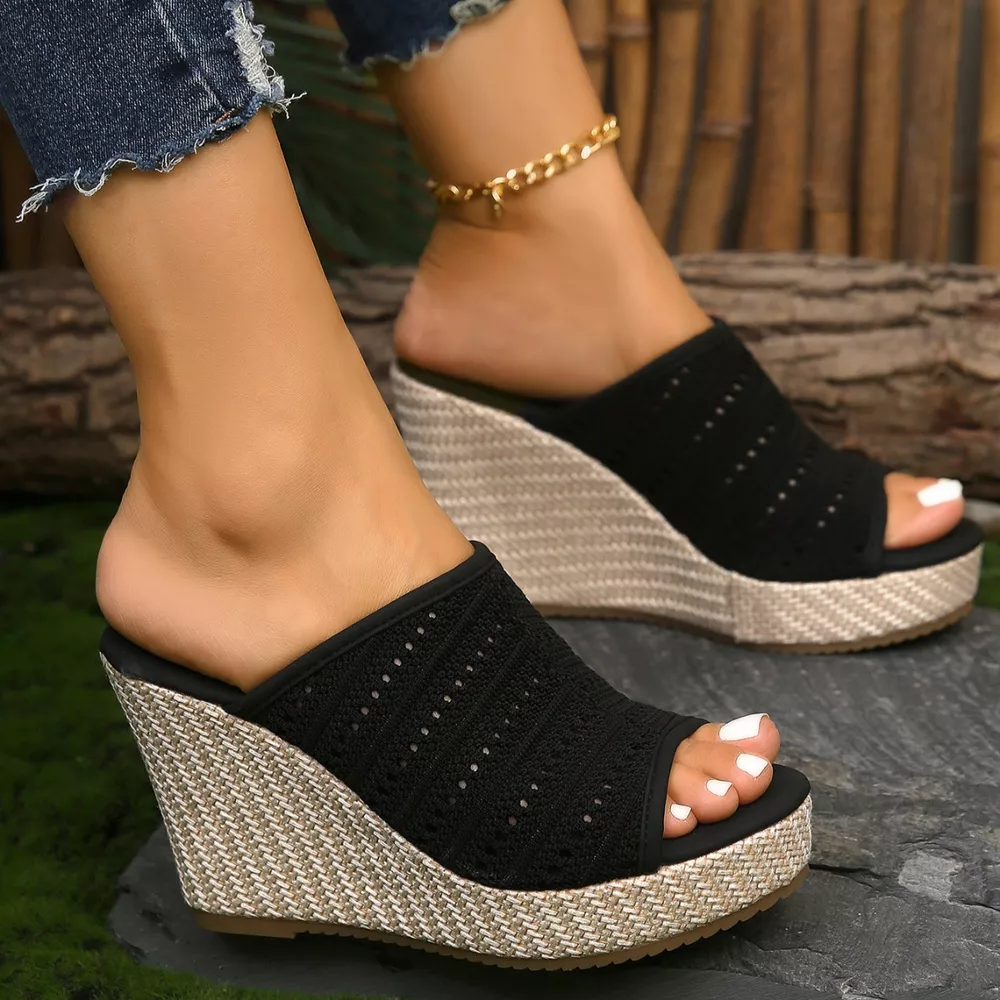Open Toe Wedge Sandals, image 11