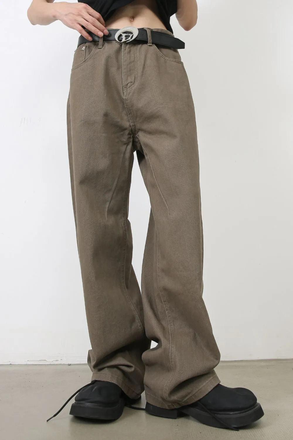 Men's Baggy Jeans with Pockets, image 4