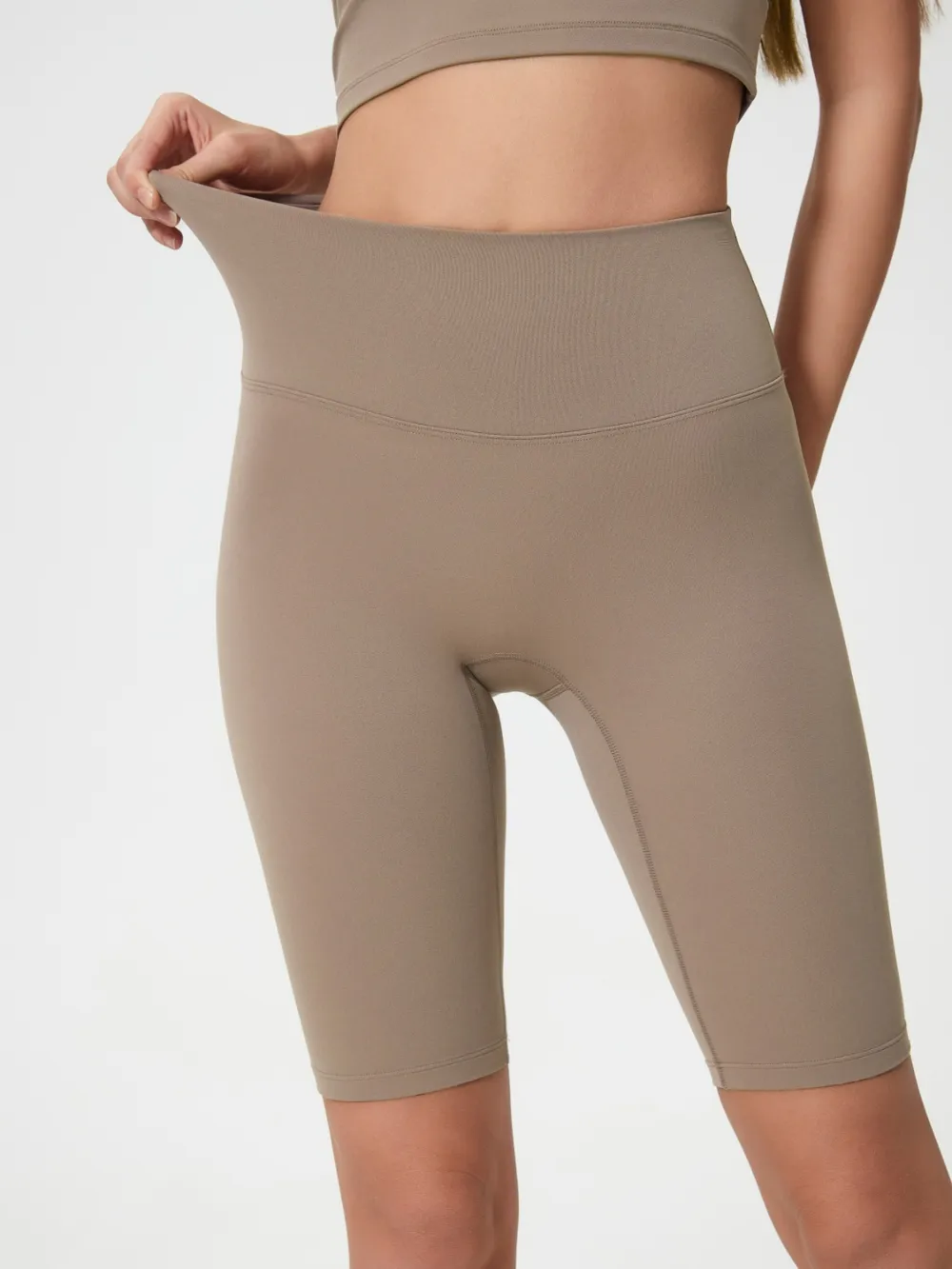 High Rise Wide Waistband Active Shorts, image 20