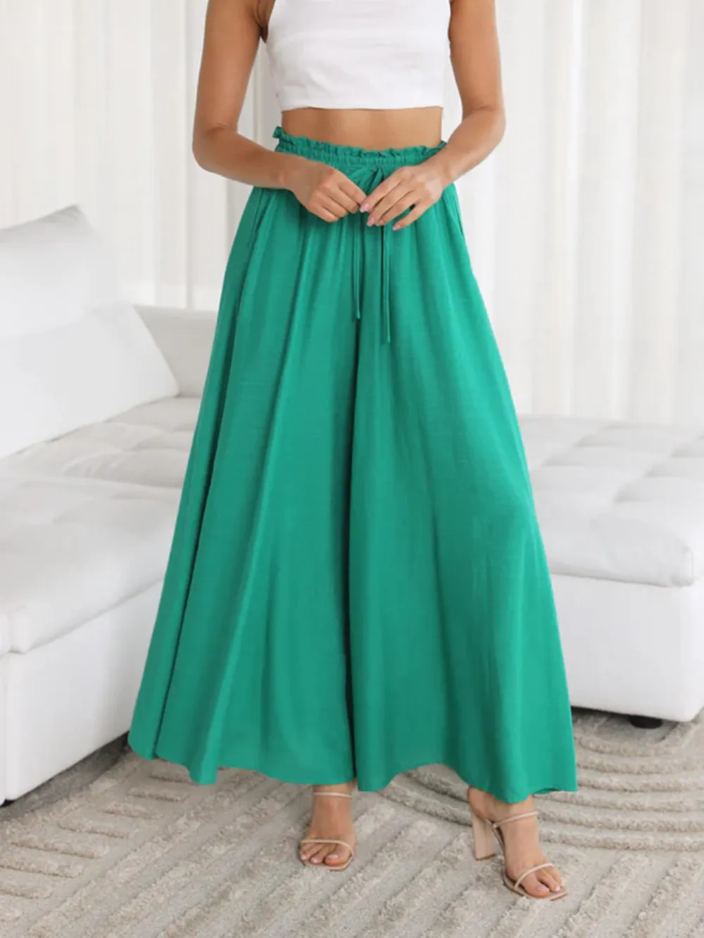 Wide Leg Pants with Pockets, image 11