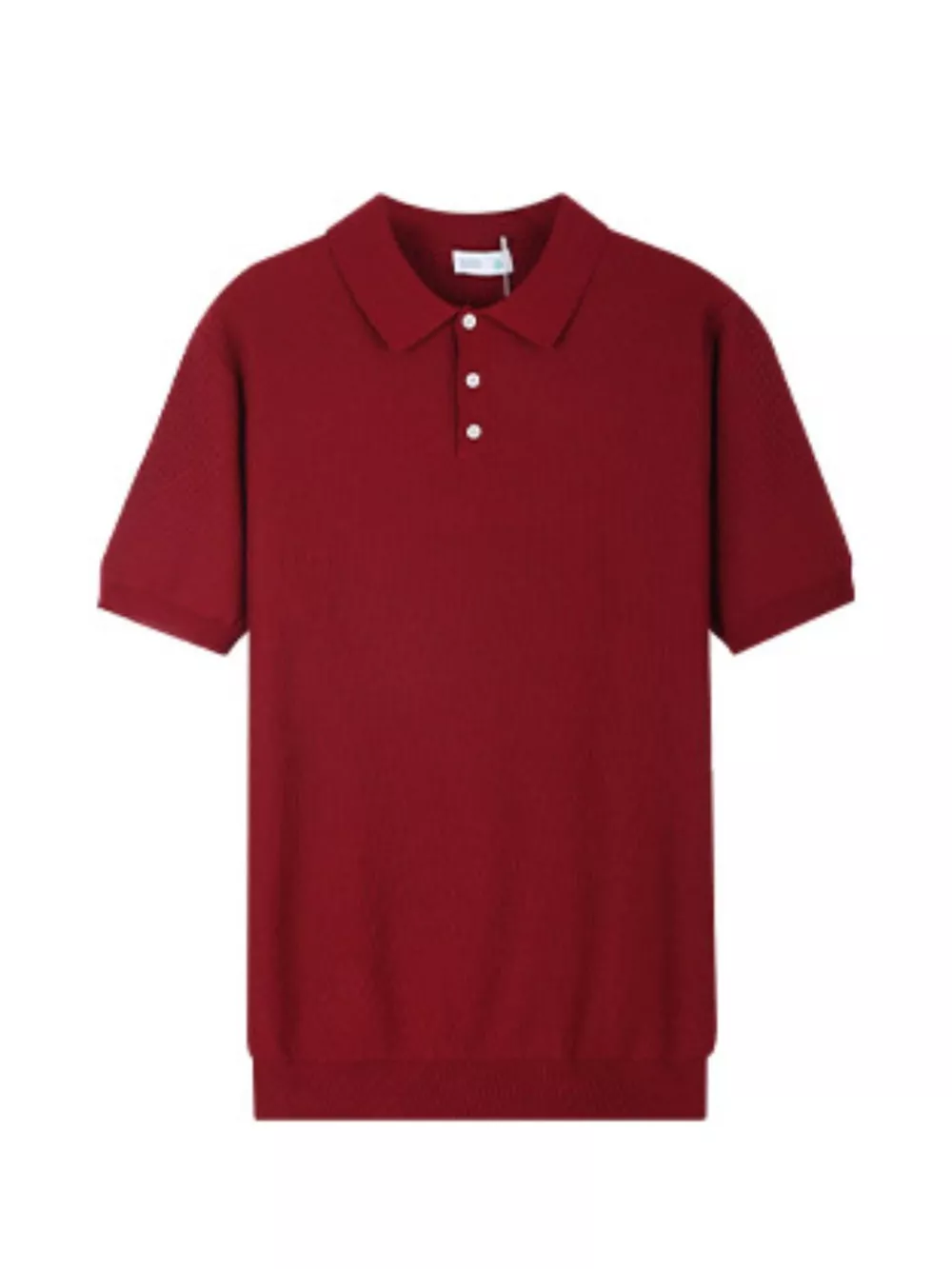 Men's Plus Size Button Detail Short Sleeve Polo, image 11