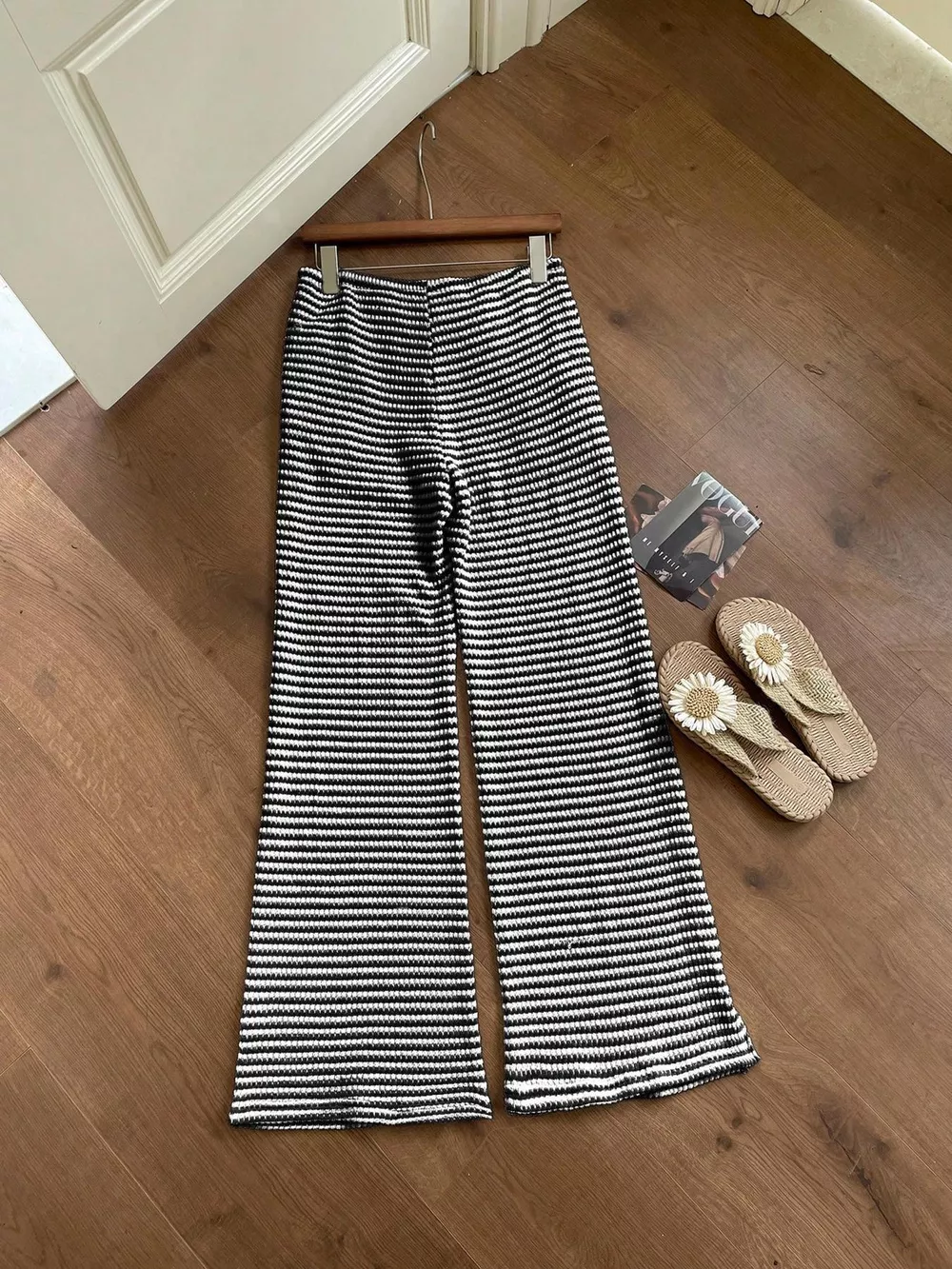 Drawstring Wide Leg Pants, image 19