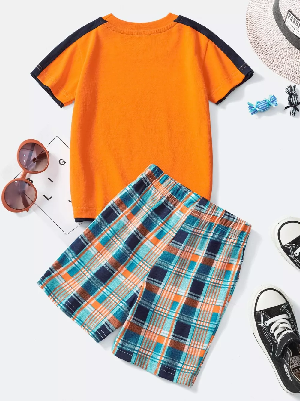 Children's Graphic Short Sleeve Tee and Shorts Set, image 19
