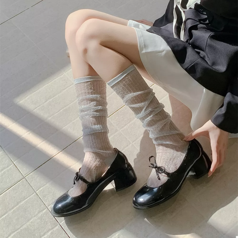 Knee-High Scrunch Socks, image 13