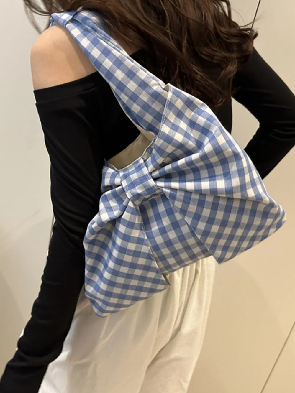 Ruched Bow Shoulder Bag, image 8