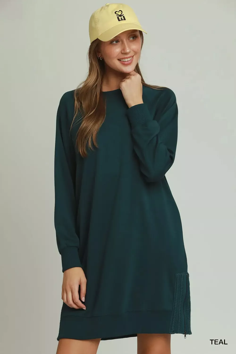 Side Crochet Zipper Detailed Dress