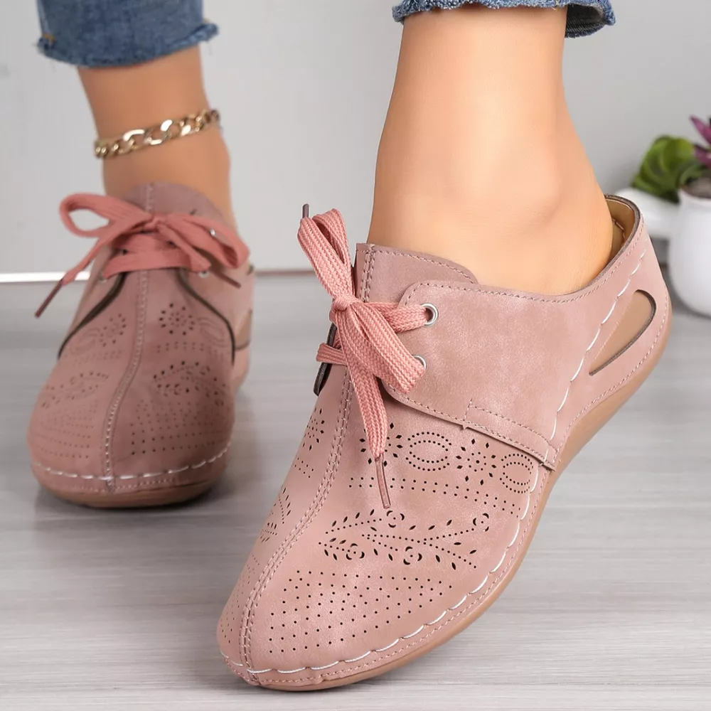 Lace-Up Wedge Slip-Ons, image 11