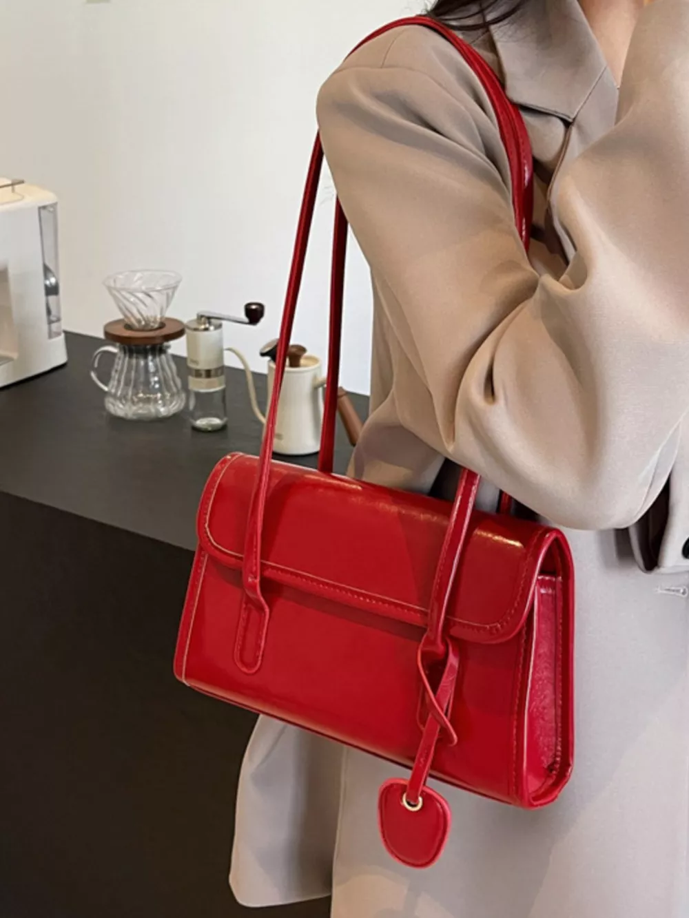 PU Leather Shoulder Bag, image 7