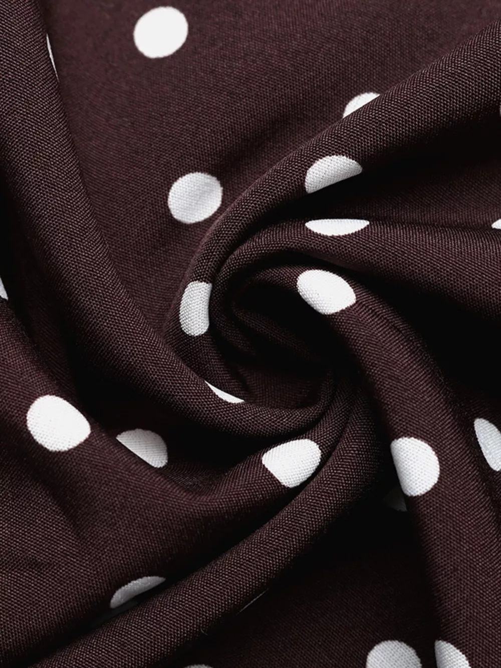 Halter Neck Polka Dot Maxi Dress, image 4