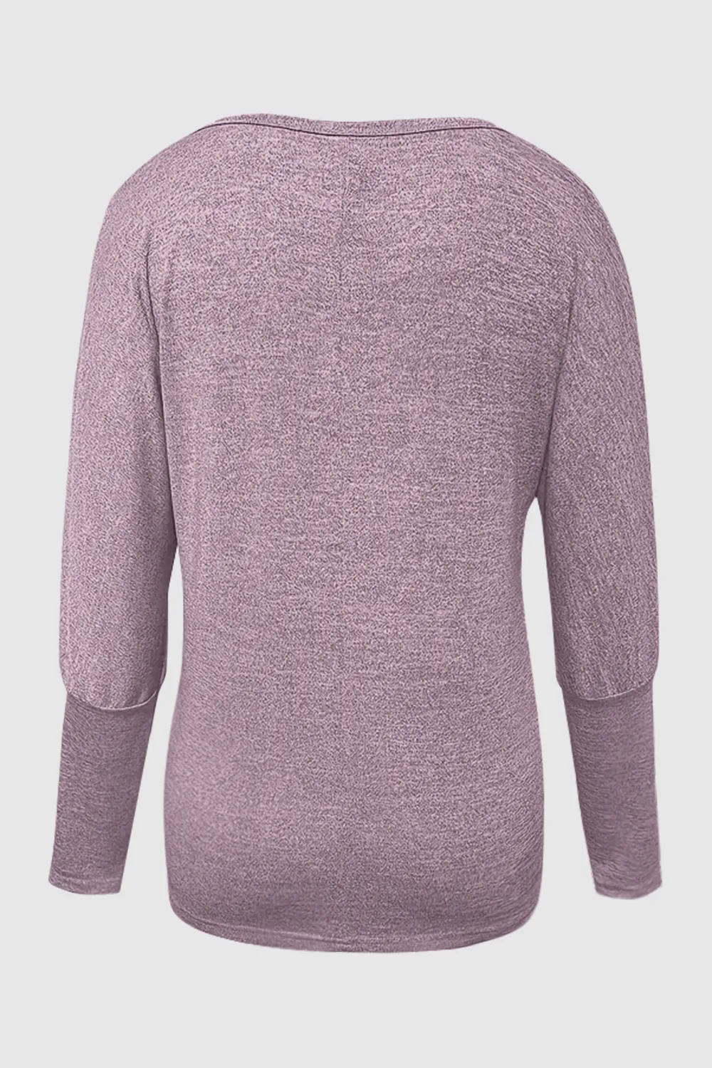 Cutout Round Neck Long Sleeve T-Shirt, image 10
