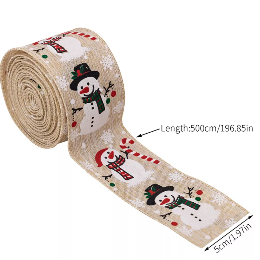 Christmas Snowman Decorative Ribbon, image 7