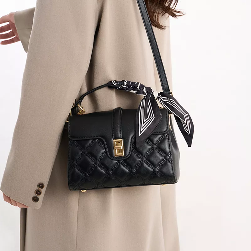 Quilted Leather Crossbody Bag, image 5