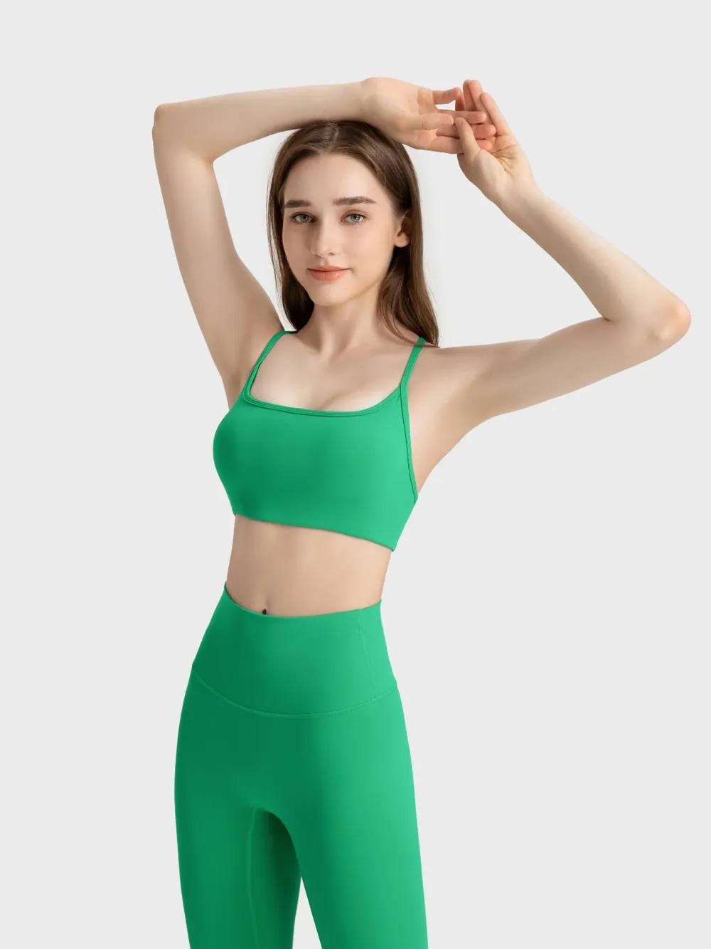 Crisscross Back Scoop Neck Active Cami with Detachable Chest Pads, image 24