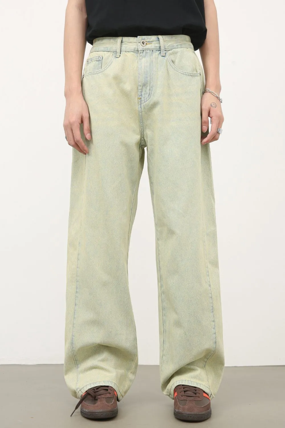 Men's Mid Rise Jeans with Pockets, image 4