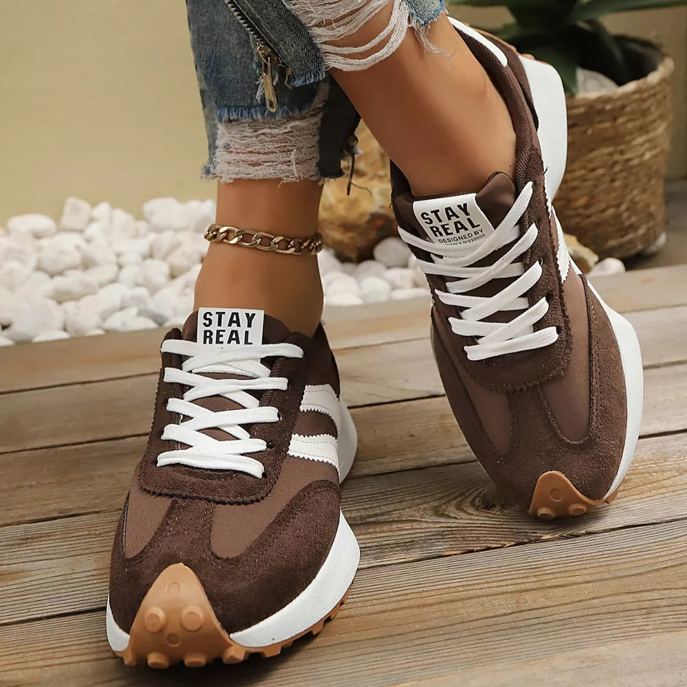 Round Toe Lace Up Sneakers, image 10