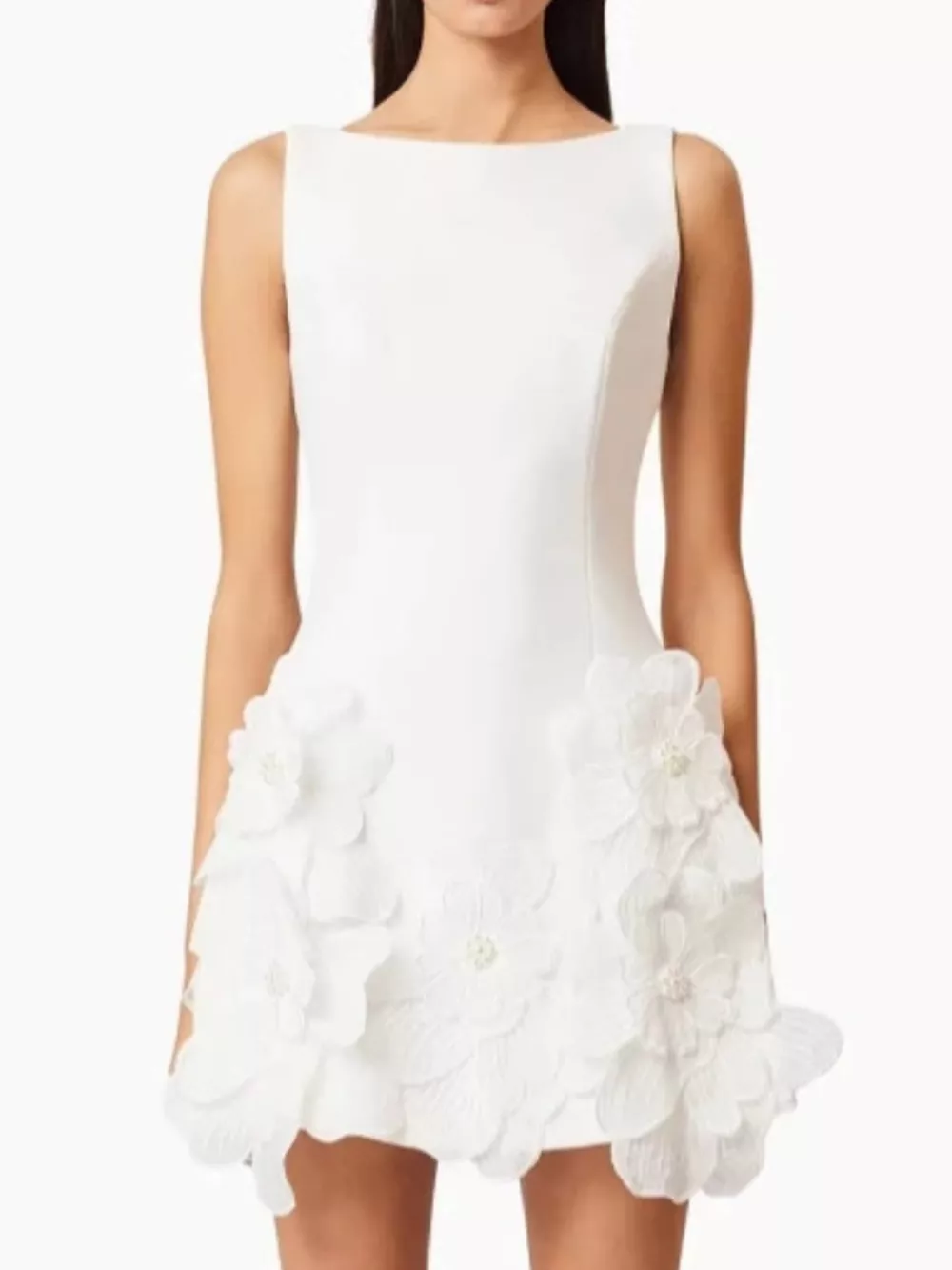 Flower Round Neck Sleeveless Dress, image 8