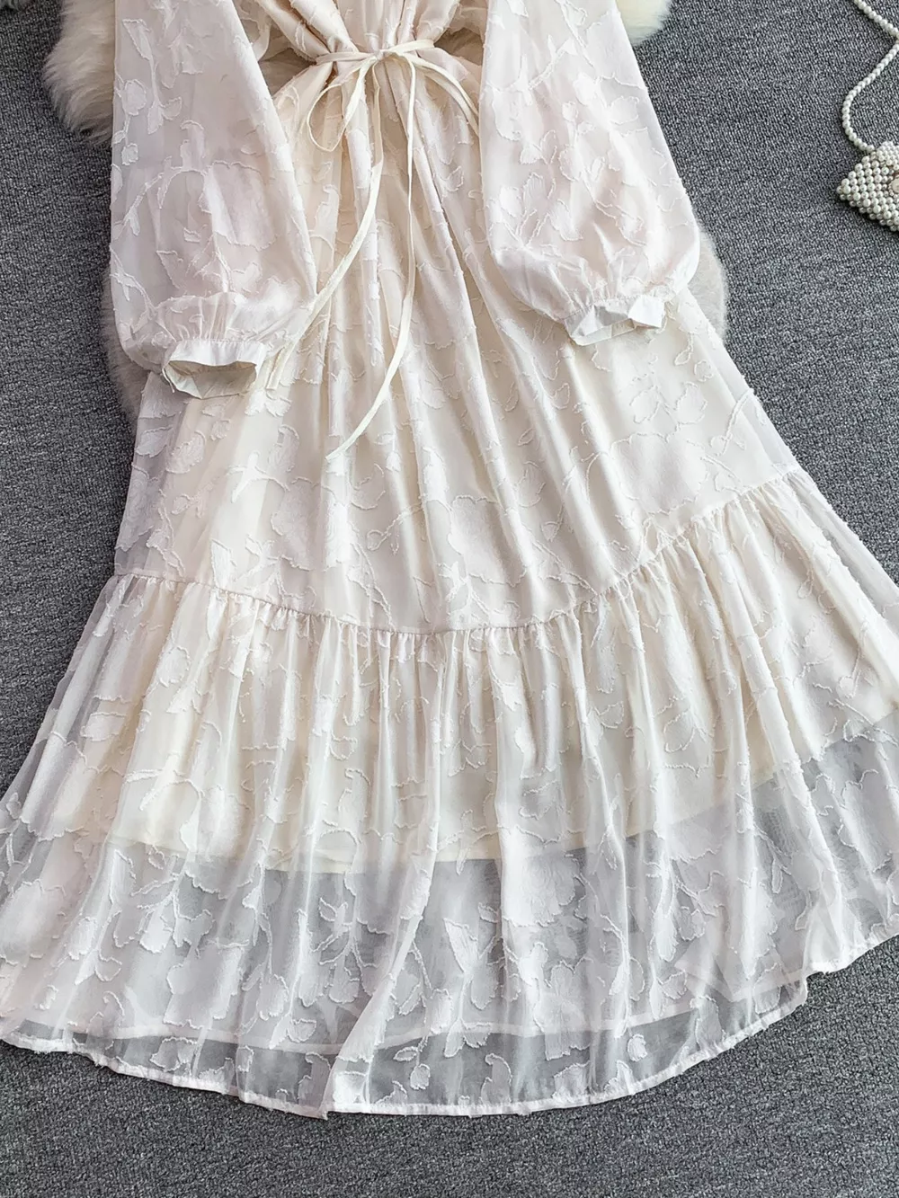 Tie Waist Long Sleeve Dress, image 13