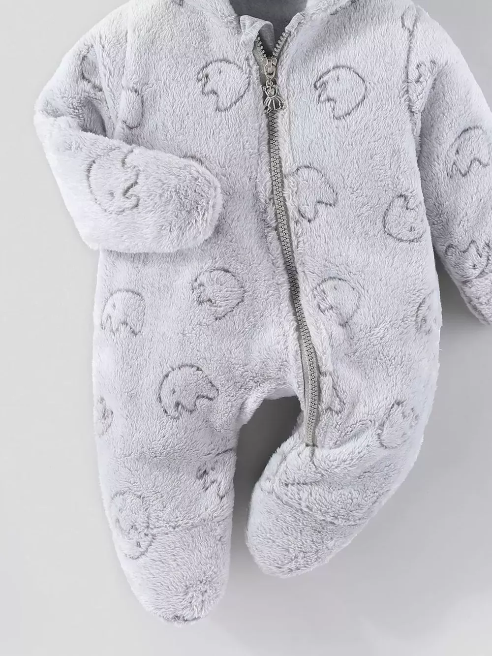 Children's Plush Hooded One-Piece, image 9
