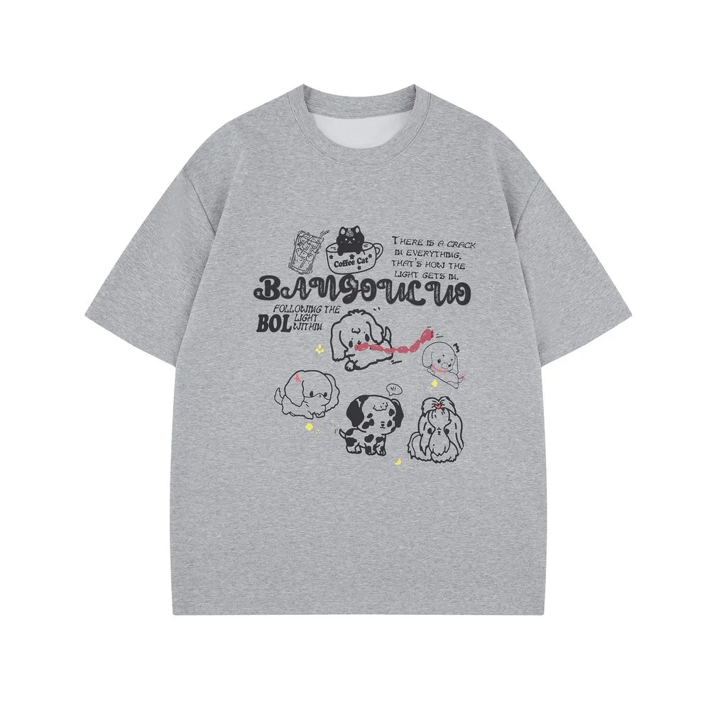 Men's Plus Size Graphic Round Neck Short Sleeve T-Shirt, image 2