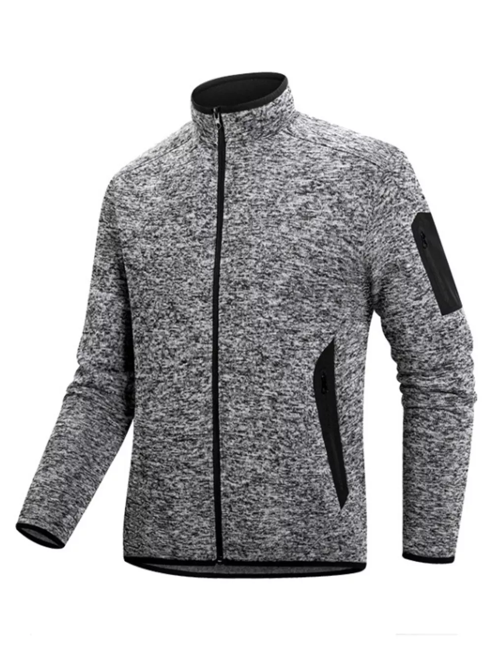 Men's Full Size Full-Zip Outdoor Jacket Plus Size