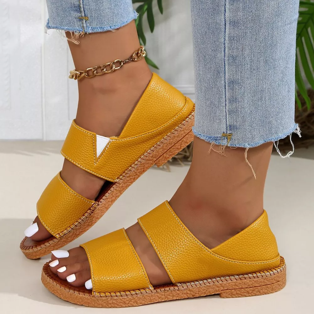 Open Toe Flats Sandals, image 10