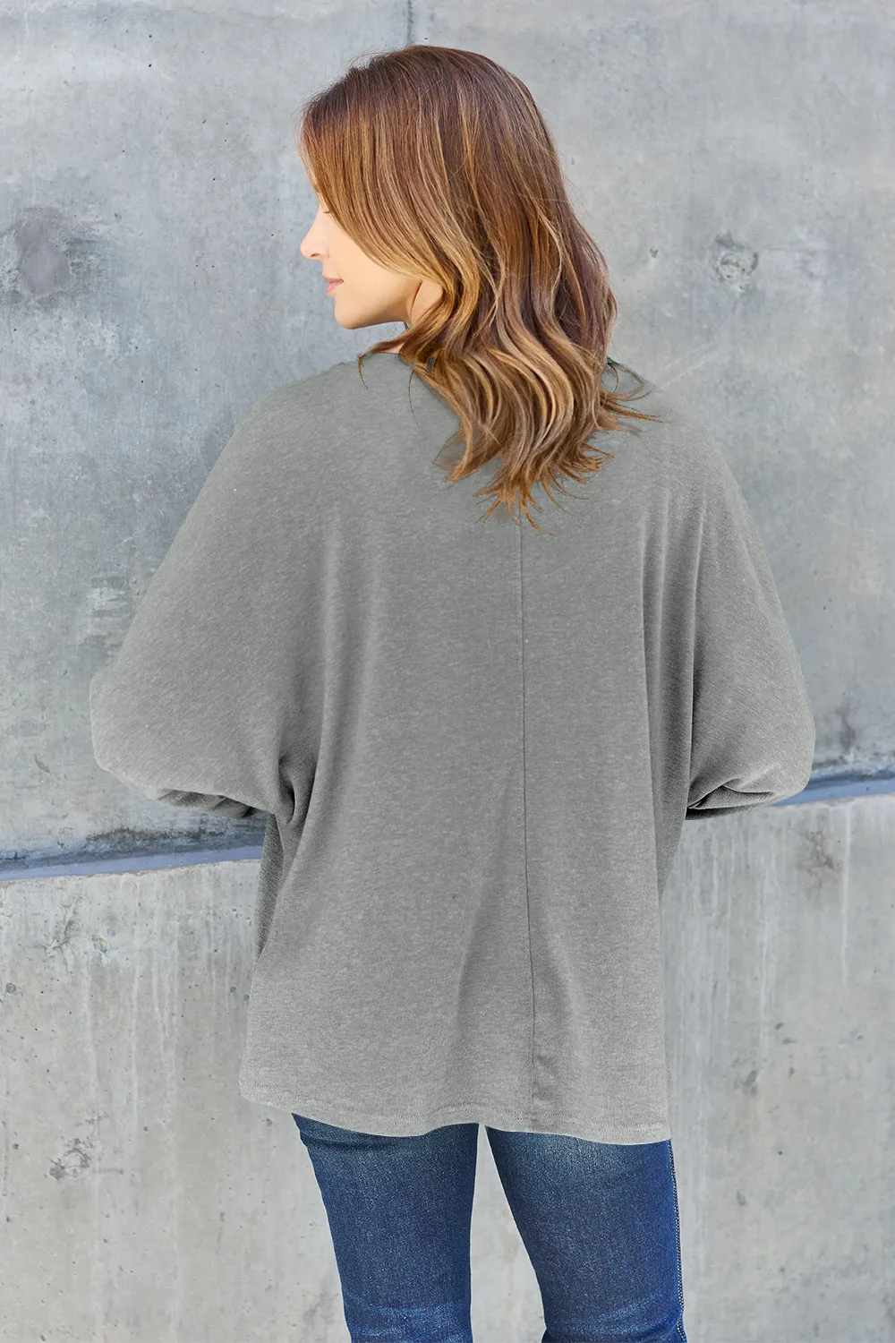Full Size Round Neck Long Sleeve T-Shirt, image 16