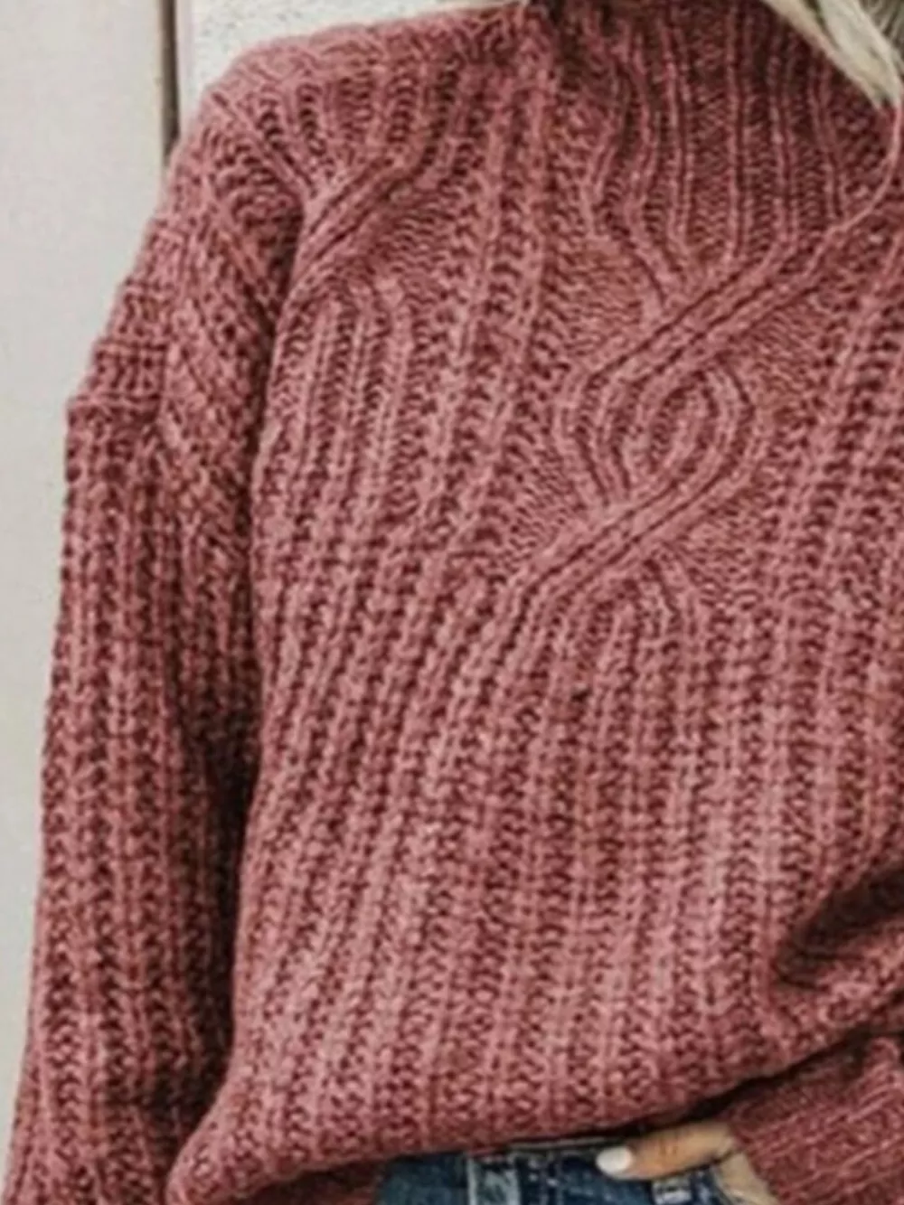 Turtleneck Long Sleeve Sweater, image 5