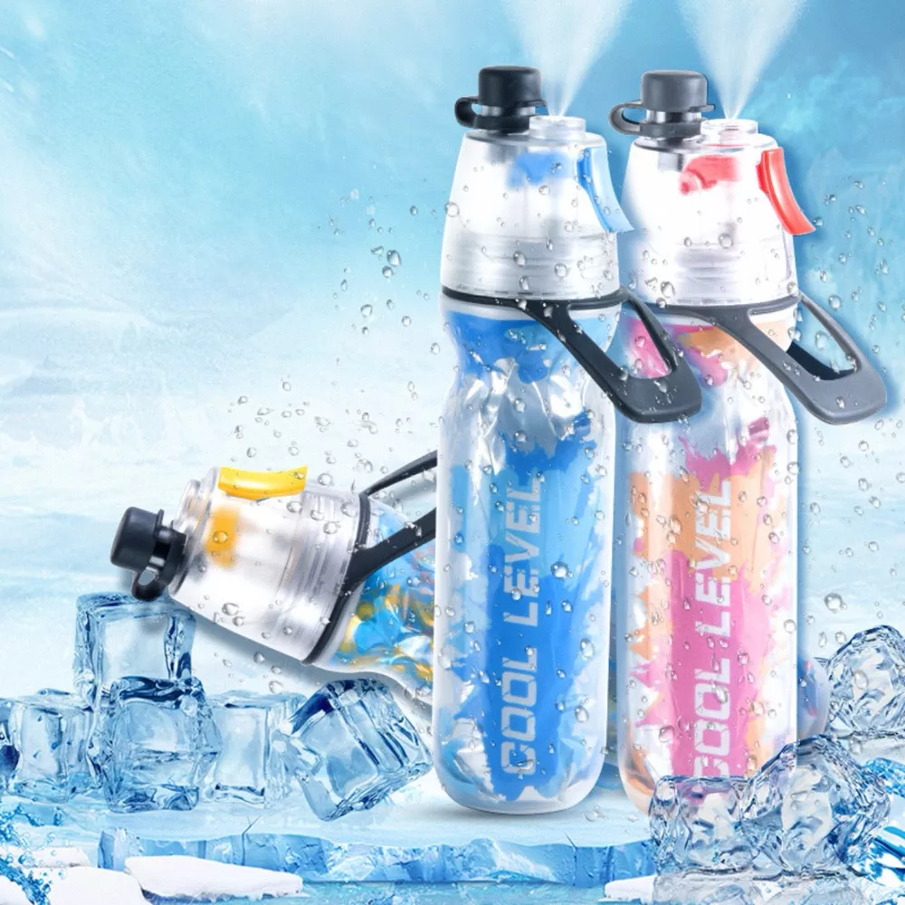 Multi-Functional Portable Spray Sports Water Bottle, image 3