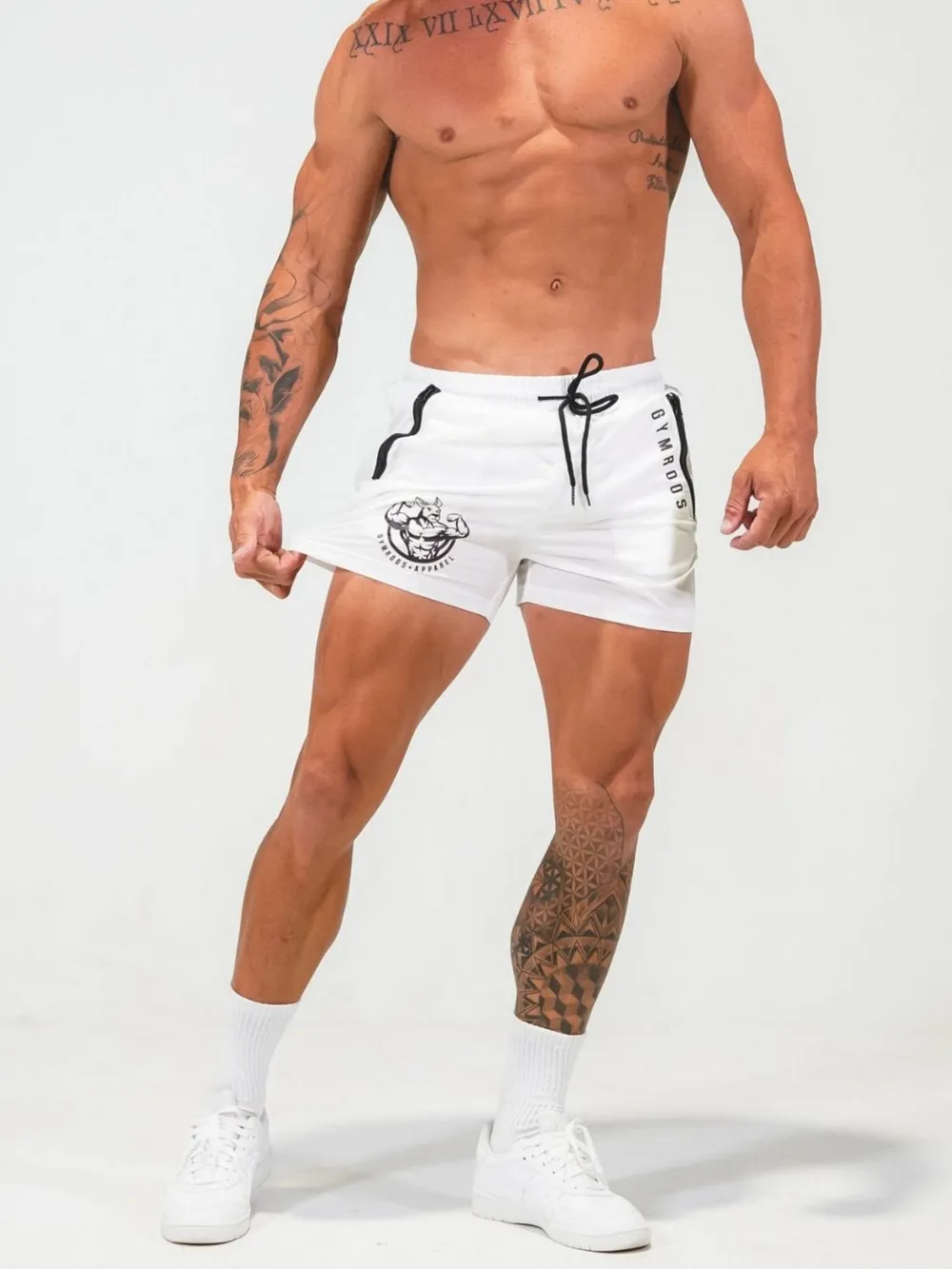 Men's Plus Size Drawstring Waist Shorts, image 6