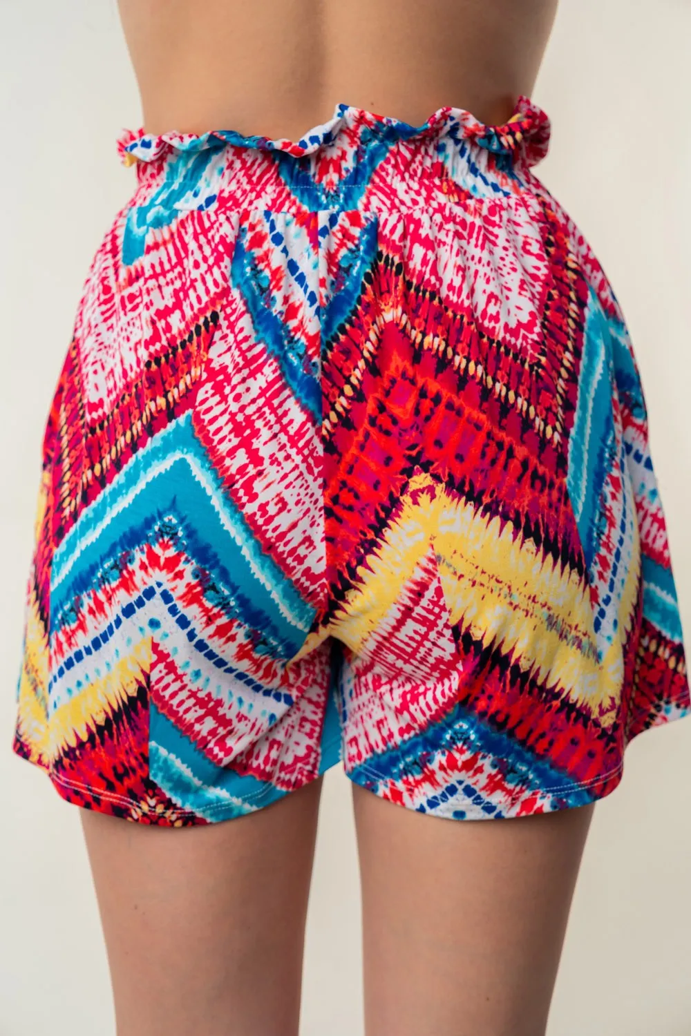 High Waisted Printed Shorts, image 2
