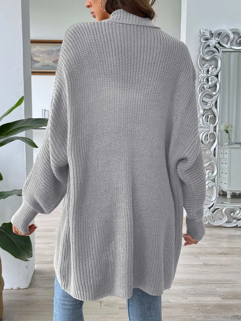 Open Front Long Sleeve Cardigan, image 8