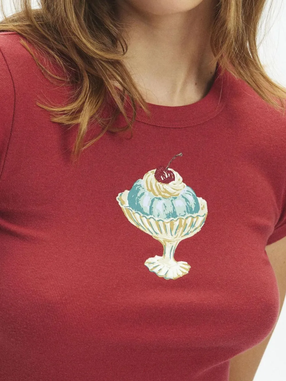 Graphic Round Neck Short Sleeve T-Shirt, image 6