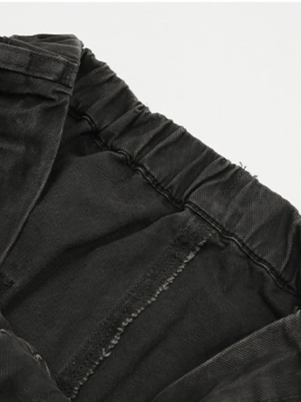 Men's Washed Wide Leg Jeans, image 5