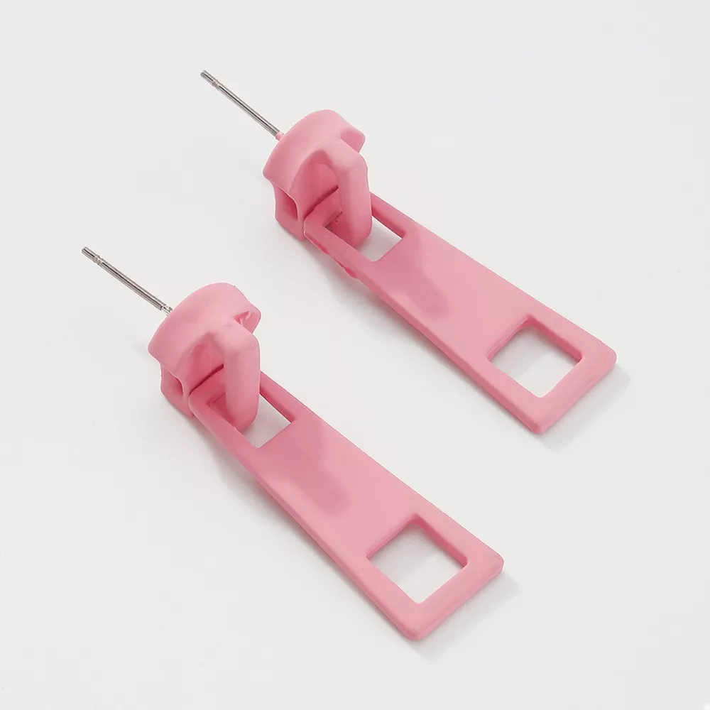 Colorful Zipper Drop Earrings, image 17
