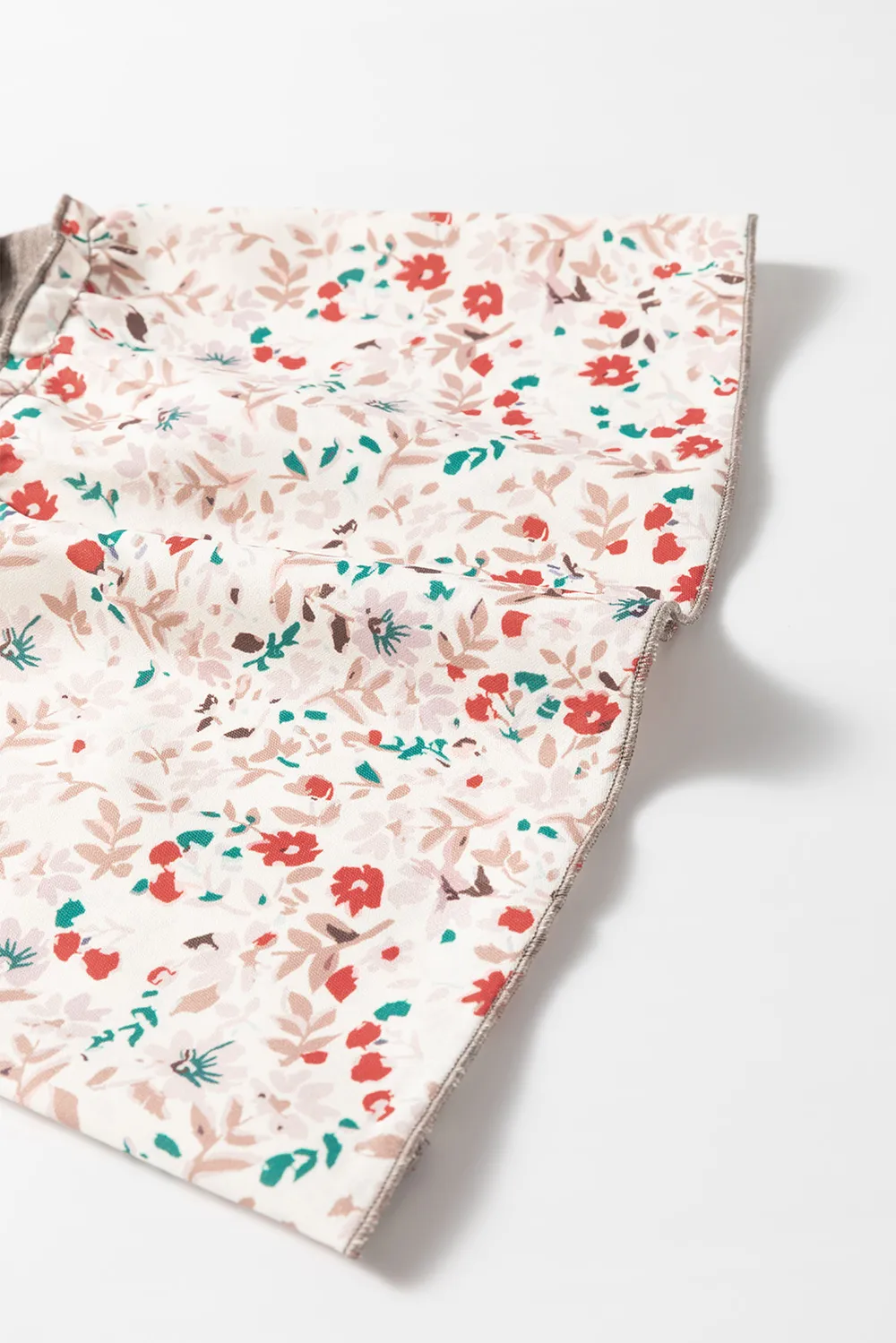 Floral Half Button Long Sleeve T-Shirt, image 9