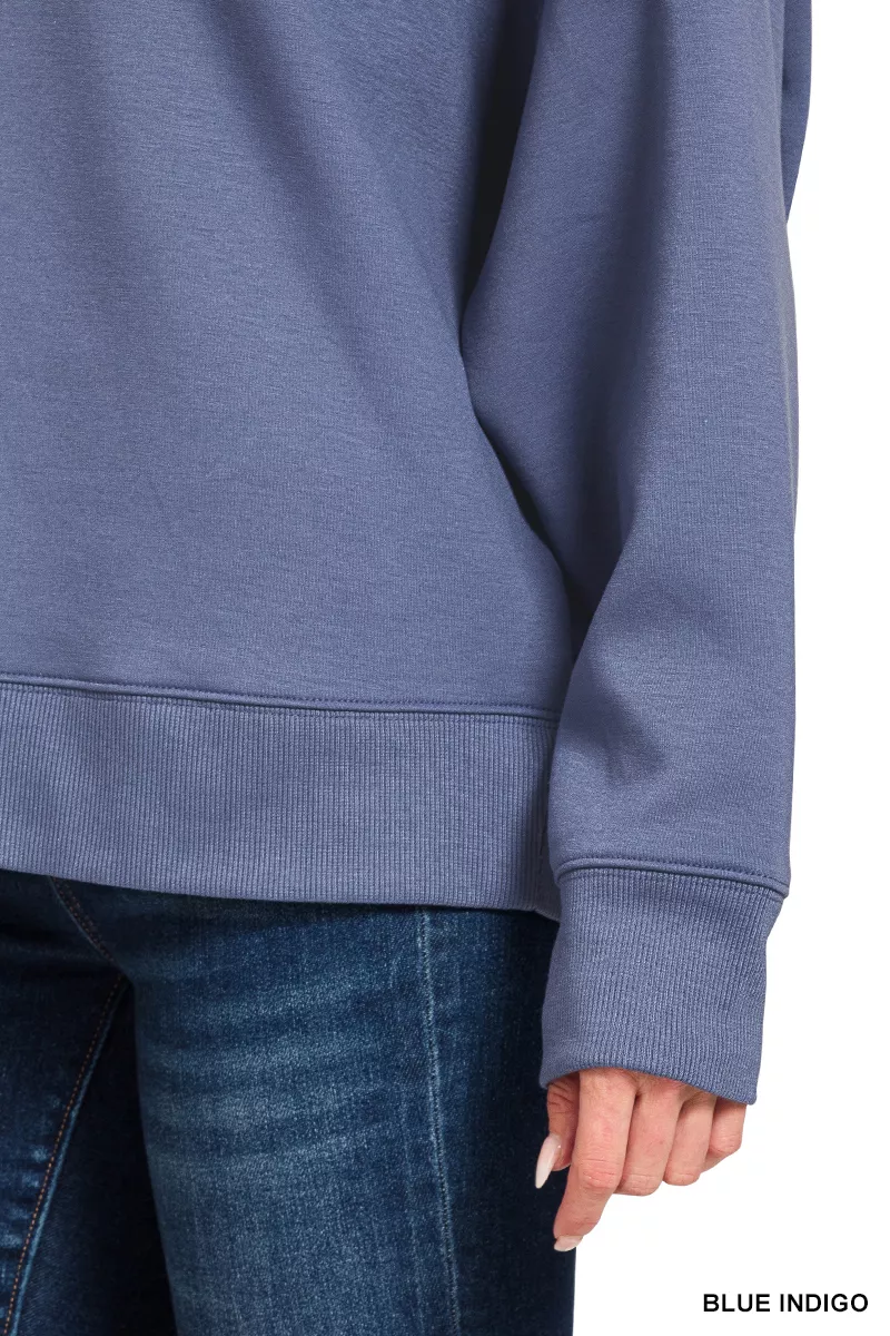 Scuba Collared Pullover & Center Seam Pants Set, image 9