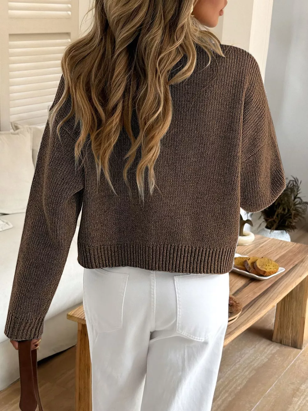 Button-Down Knit Cardigan, image 9