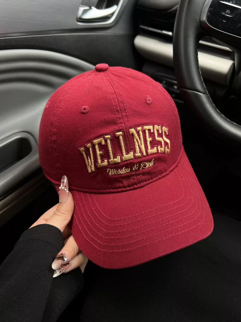 Embroidered Letter Baseball Cap