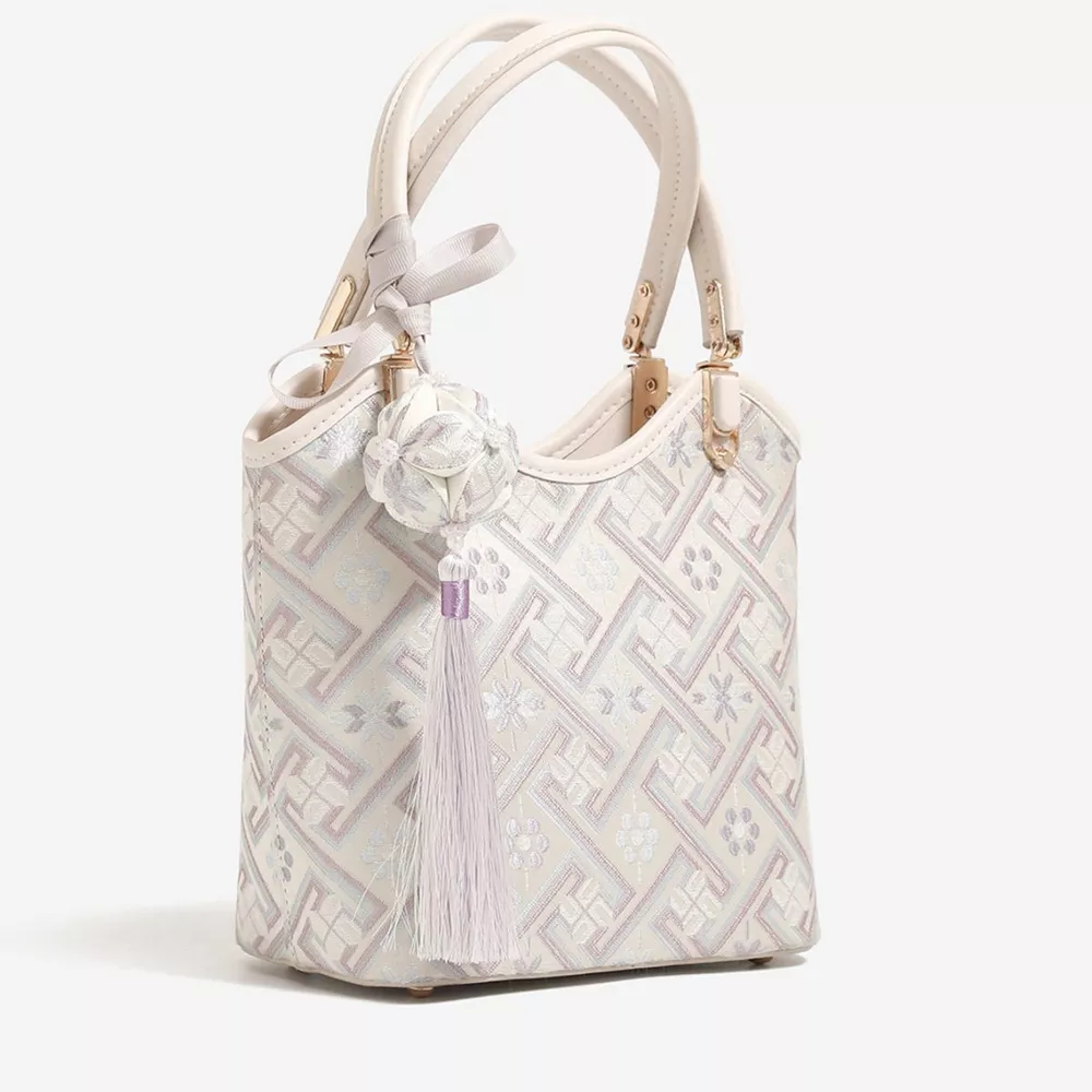 Geometric Pattern Handbag, image 2