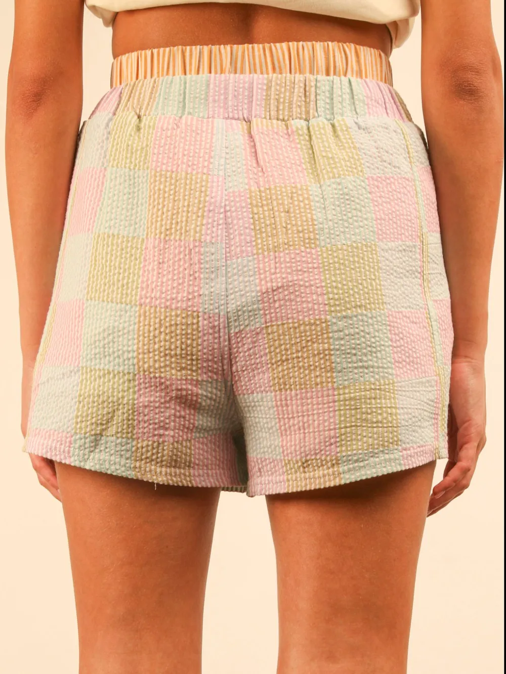 Striped High-Waist Shorts, image 12