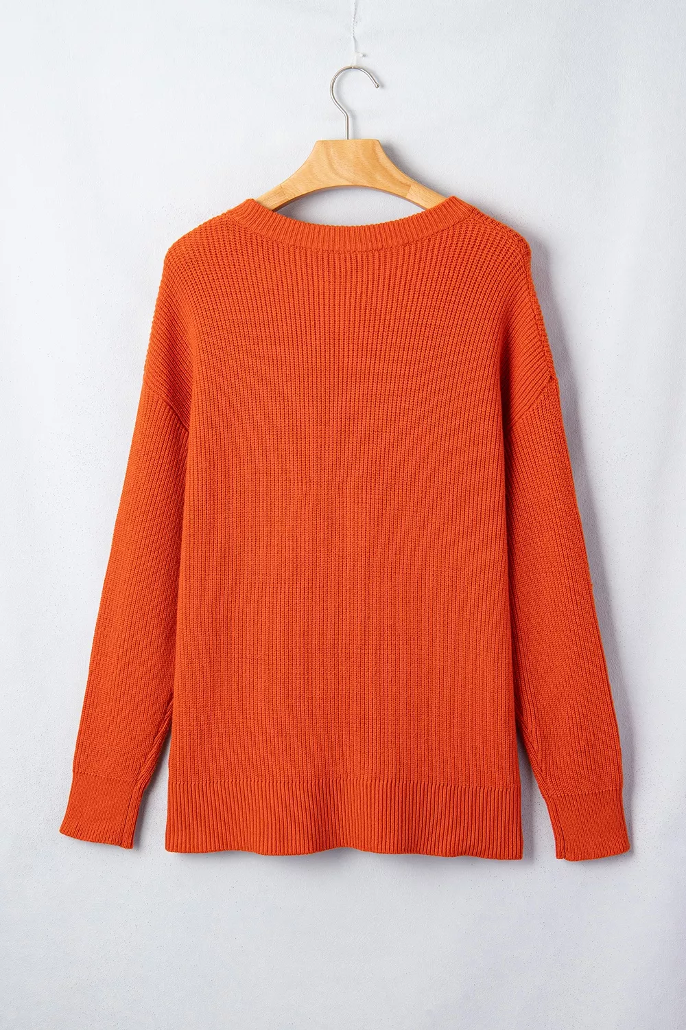 Drop Shoulder Long Sleeve Round Neck Halloween Sweater, image 13