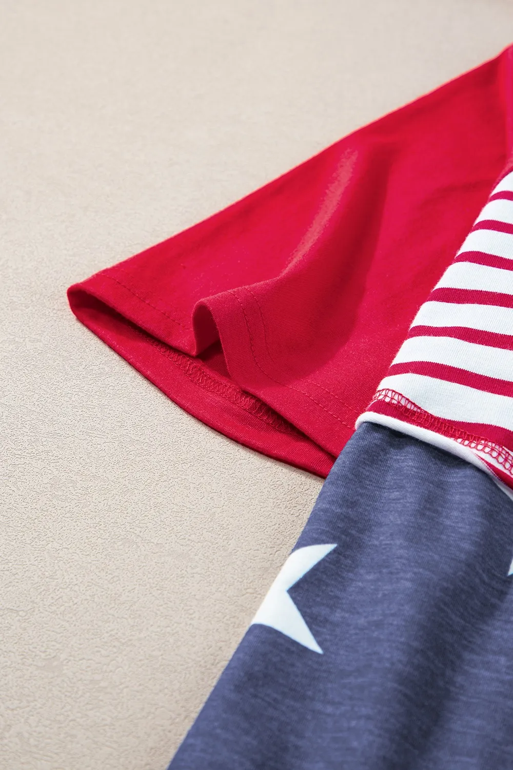Stars and Stripes Print Drawstring Hoodie, image 8