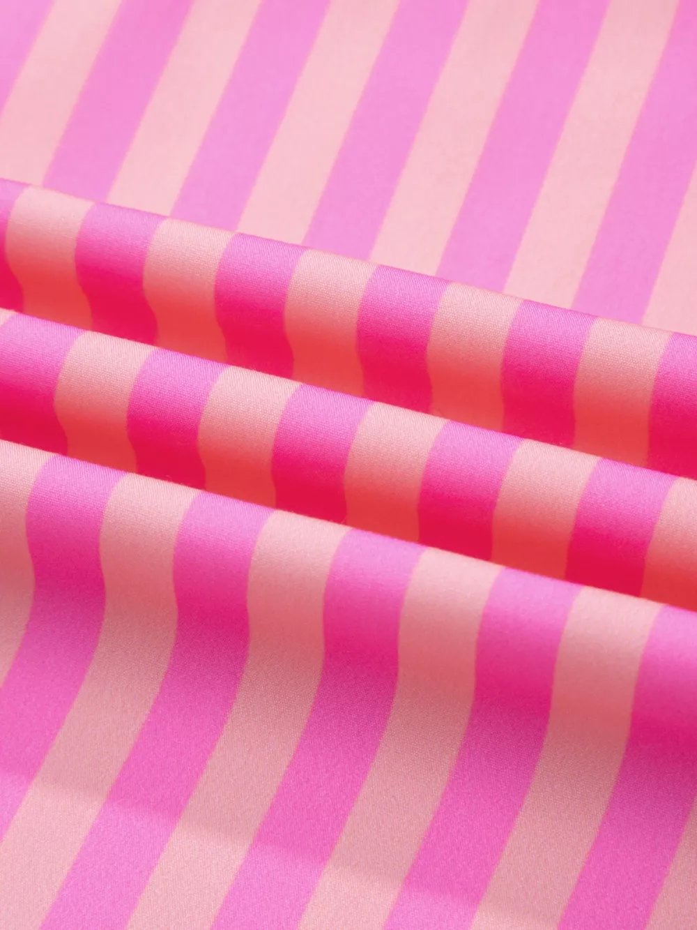 Stripe Split Neck Ruffled Summer Blouse, image 7