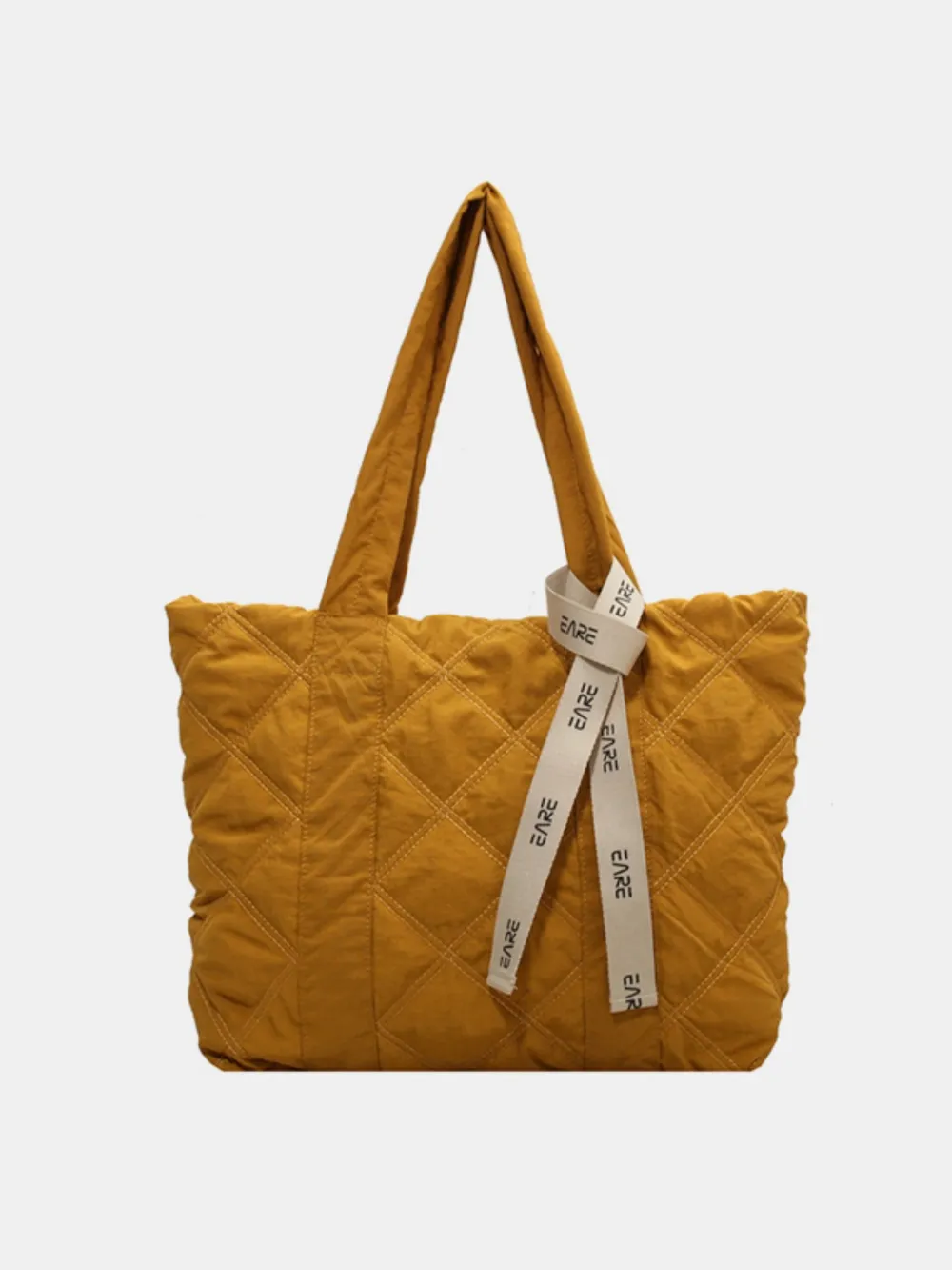 Quilted Nylon Large Tote Bag, image 9