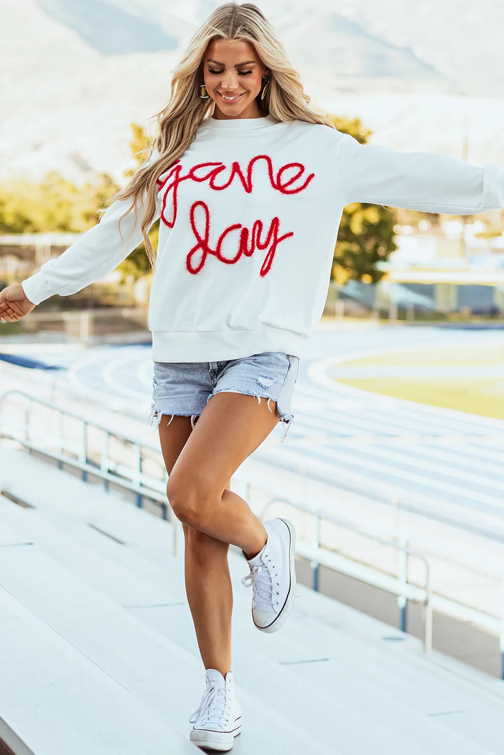 Round Neck Long Sleeve Sweatshirt, image 12