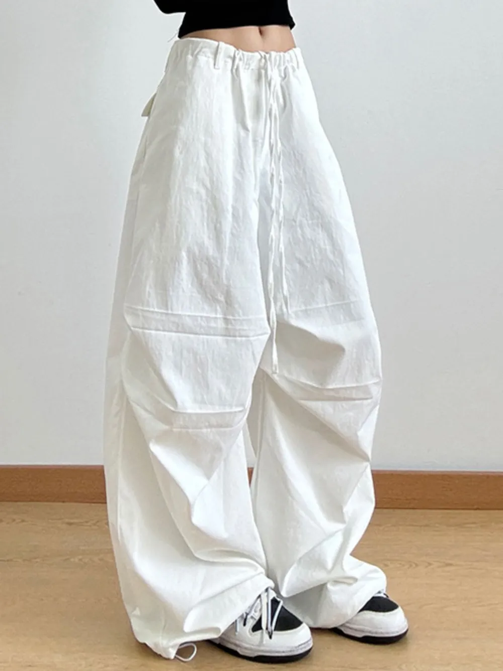 Wide Leg Casual Drawstring Pants, image 11