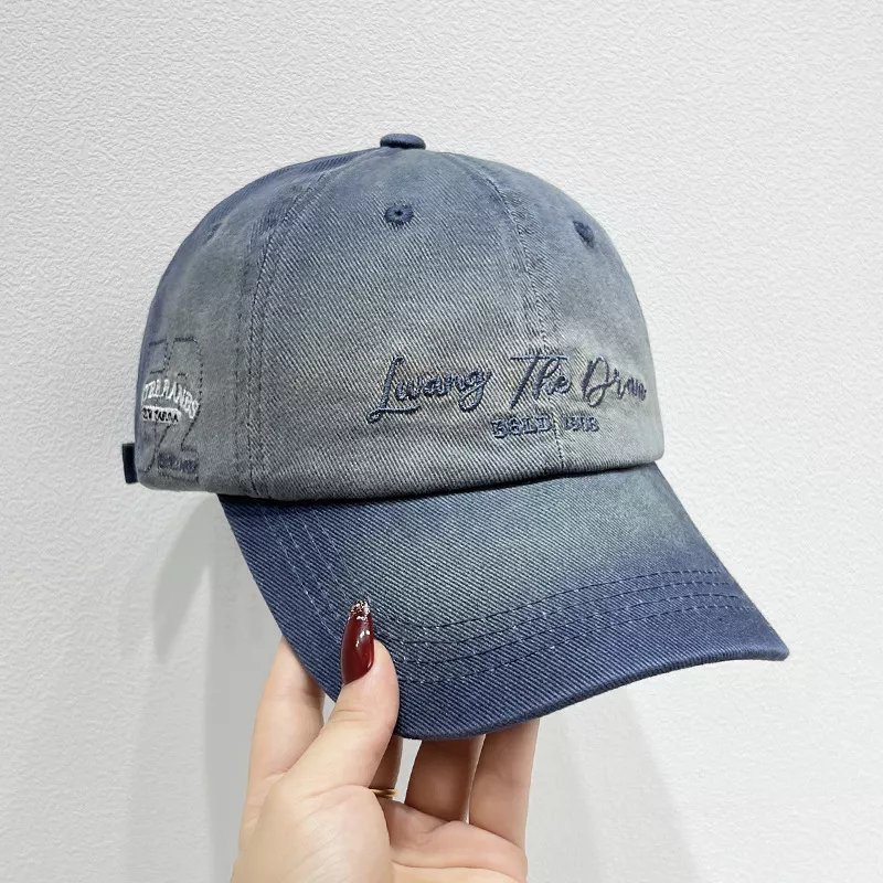 Gradient Color Embroidered Baseball Cap, image 8
