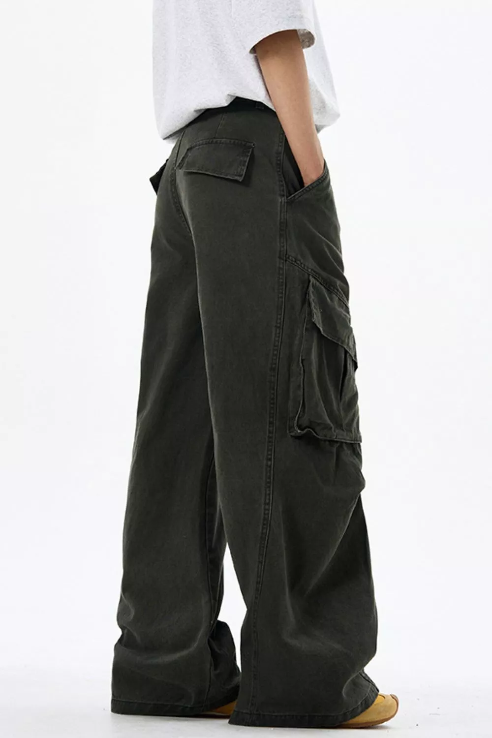 Men's Loose Fit Multi-Pocket Cargo Pants, image 8