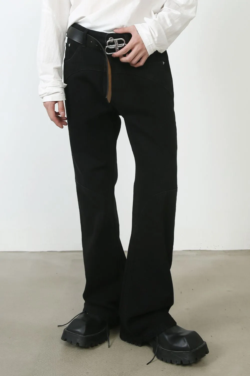 Men's Mid Rise Jeans with Pockets, image 2