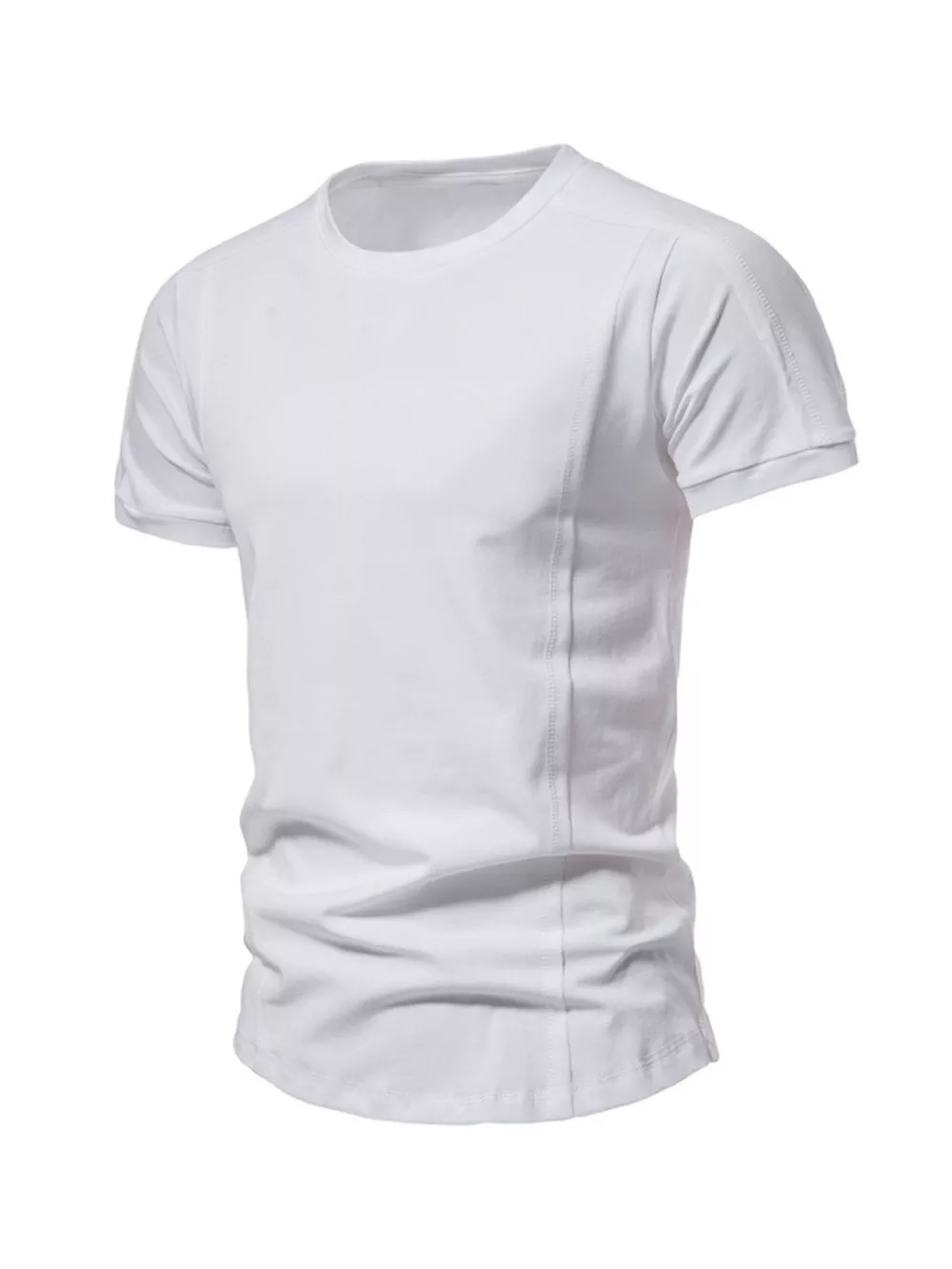 Men's Plus Size Round Neck Tactical Style T-Shirt, image 7